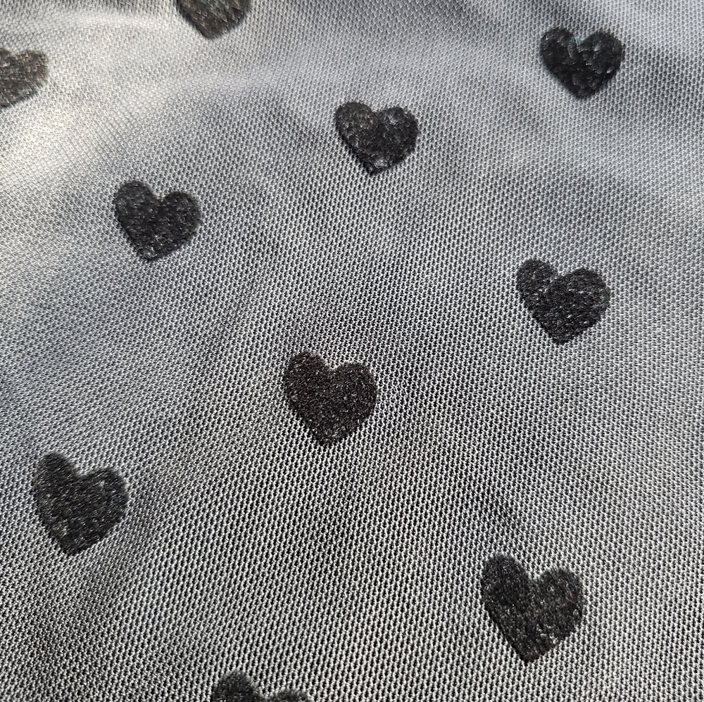 Grace Karin, Free people, sheer, velvet heart, valentine's,  crew neck - Picture 8 of 11